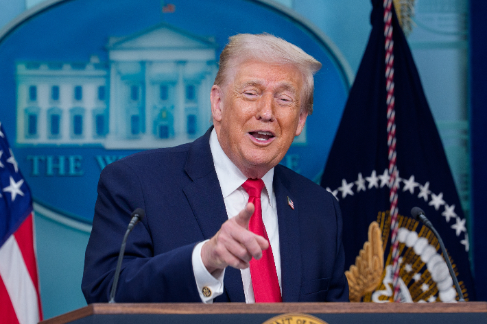 도널드 트럼프 미국 대통령. 연합뉴스