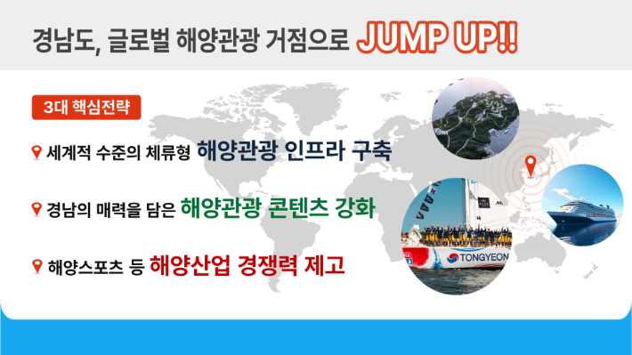 경남 해양관광 육성 3대 전략. 경남도청 제공 