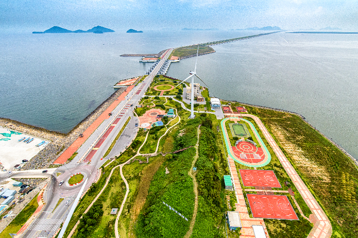 새만금방조제. 전북도 제공