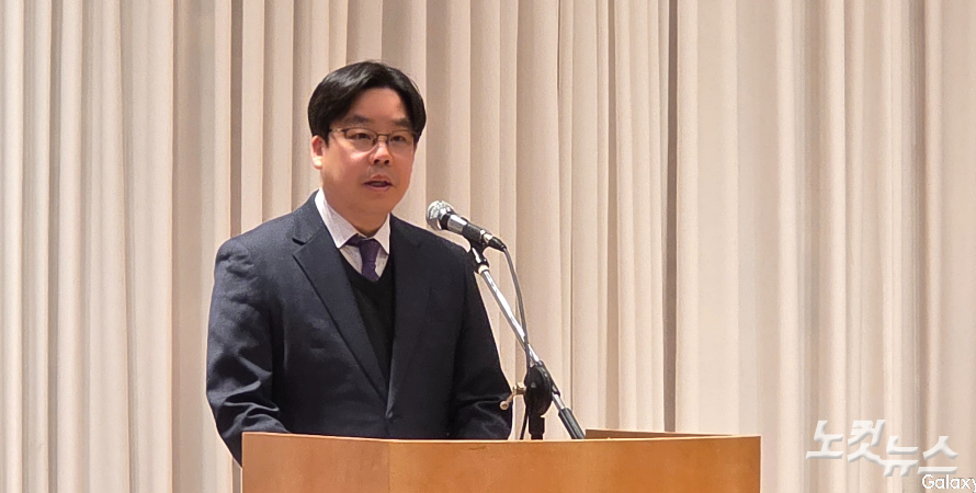 최용희 목사(서림교회)가 '리더의 조건'이란 제목으로 설교하고 있다. 한세민 기자