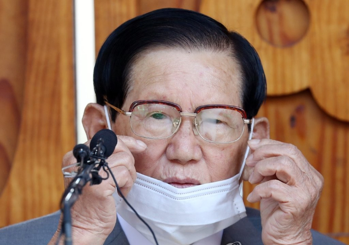 이단 신천지 이만희 교주. 연합뉴스