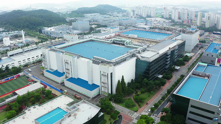 천안 제3일반산업단지 내 삼성전자. 천안시 제공