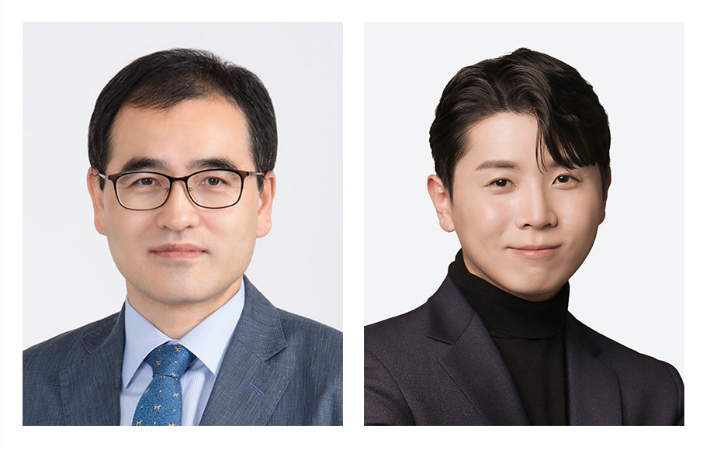 김종오 교수(좌), 김정환 교수(우). 영남대 제공