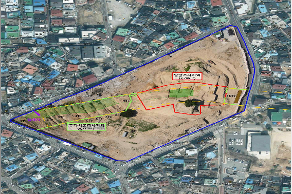 전주 종광대 후백제 토성 위치도. 전주시 제공