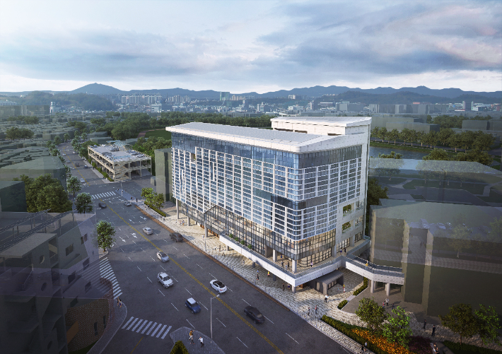 광주 북구청 신관 조감도. 광주 북구 제공