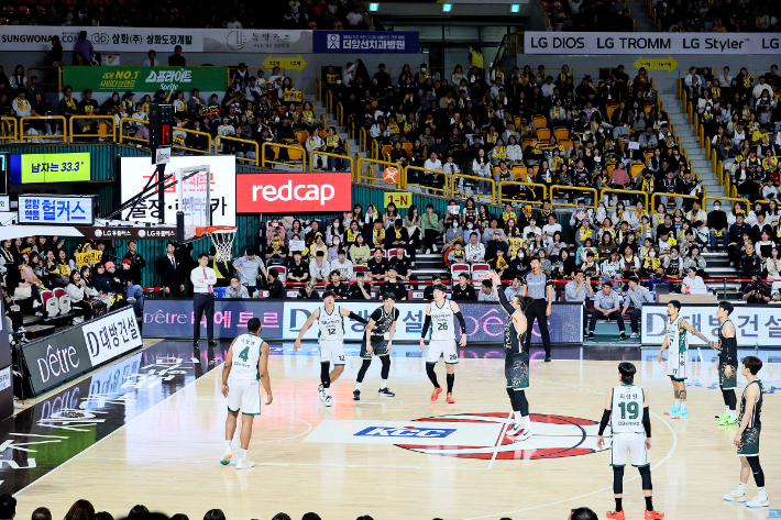 창원 엘지세이커스 홈경기. 창원시 제공 