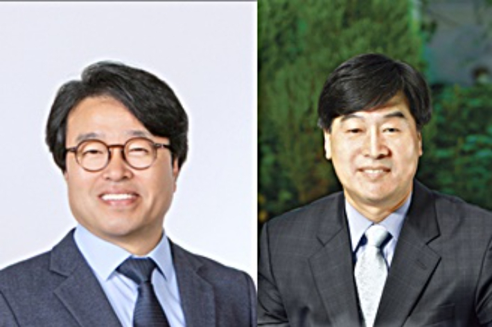 손범수 제주CBS 신임 목회자운영이사장(왼쪽)과 배순태 제주CBS 신임 평신도운영이사장(오른쪽). 자료사진