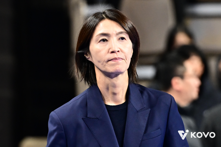 요시하라 토모코 흥국생명 감독. 한국배구연맹