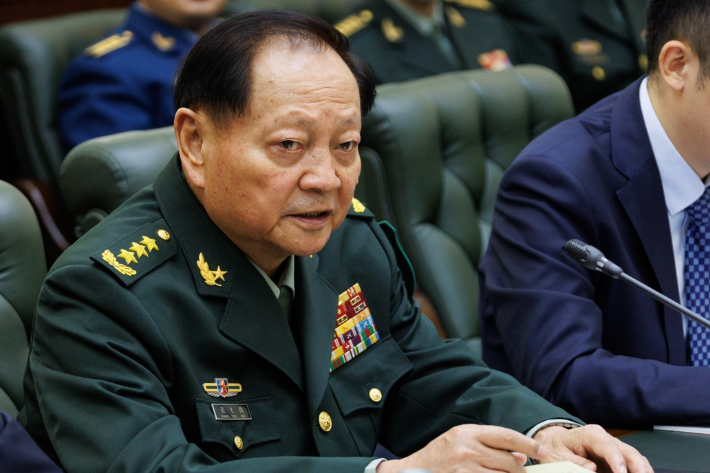 장유샤 중국공산당 중앙군사위원회 제1부주석. 연합뉴스