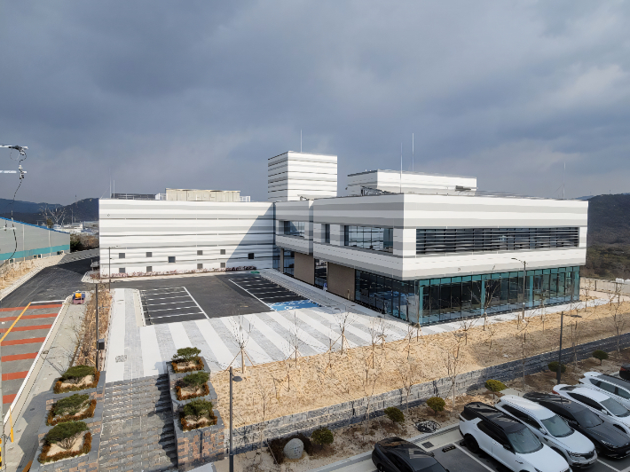 배터리 공유스테이션 기술개발 및 실증 허브센터. 경주시 제공 