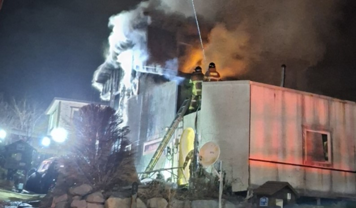 경주 양남면 주택화재. 경북소방본부 제공