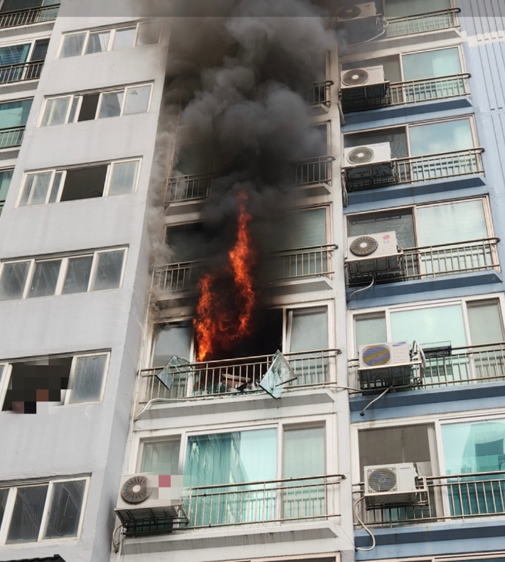 화재 현장. 전북소방본부 제공