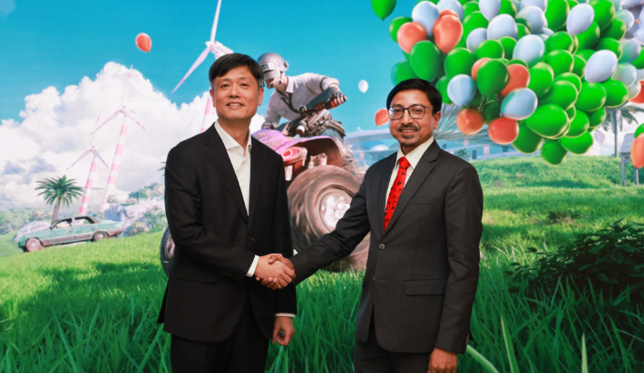 크래프톤, 주한인도대사와 인도 기술 협력 및 투자 확대 방안 논의. 크래프톤 제공