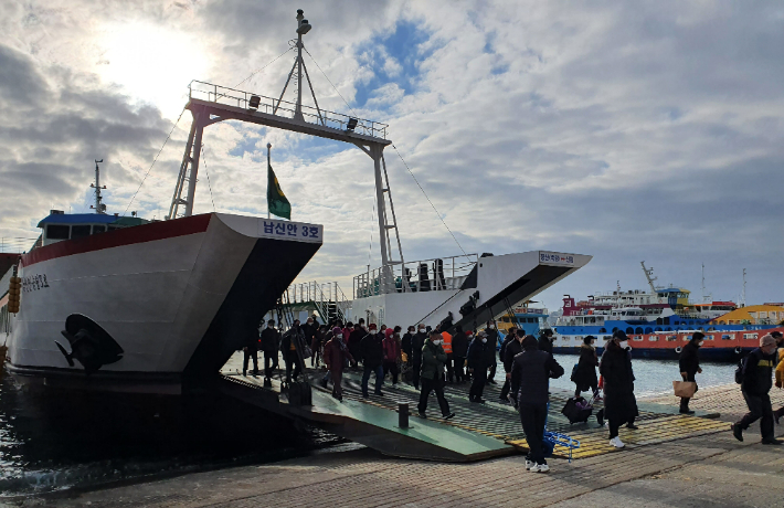 연안 여객선. 전라남도 제공