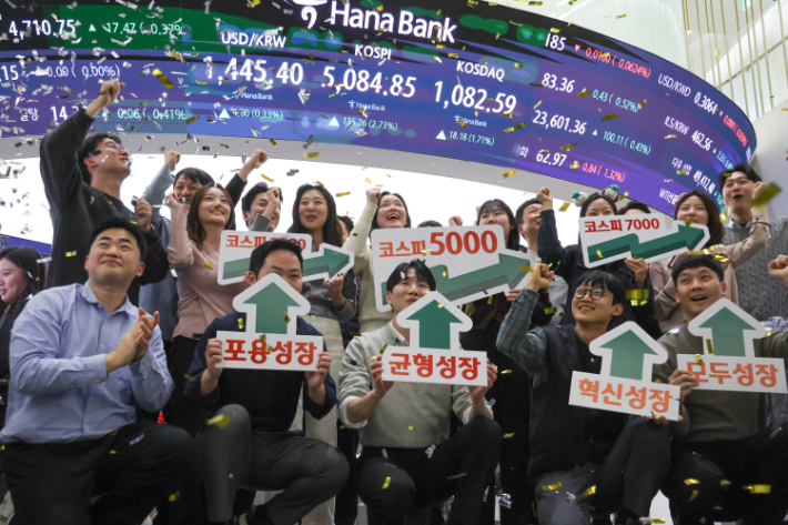 '오천피·천스닥' 시대 개막. 연합뉴스