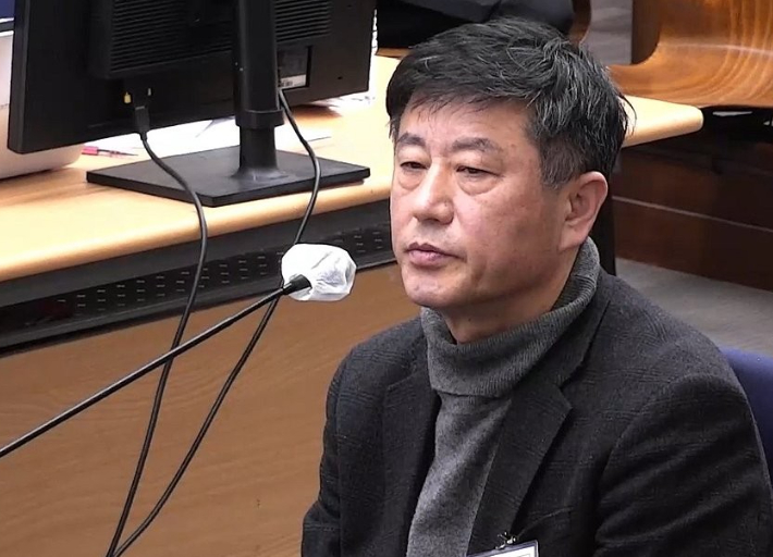 12·3 비상계엄을 모의했다는 의혹을 받는 노상원 전 국군정보사령관. 서울중앙지방법원 제공