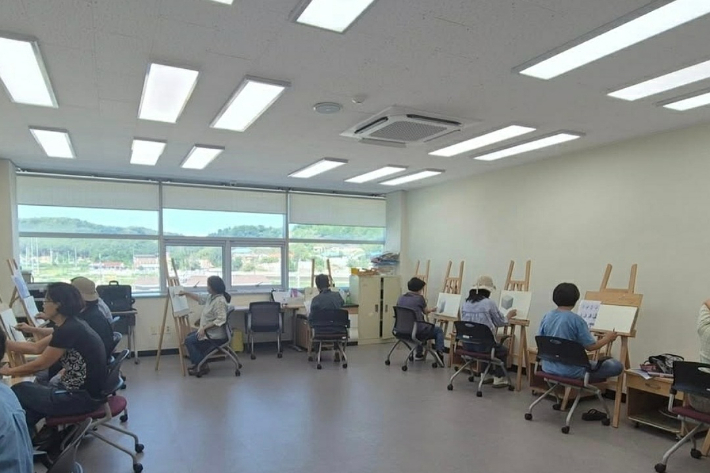 지난해 평생학습관 수업모습. 울진군 제공