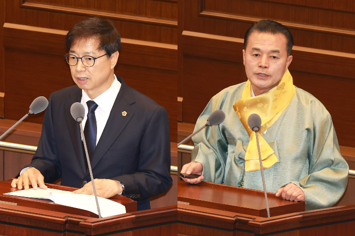 박병천, 박지헌 도의원. 충청북도의회 제공