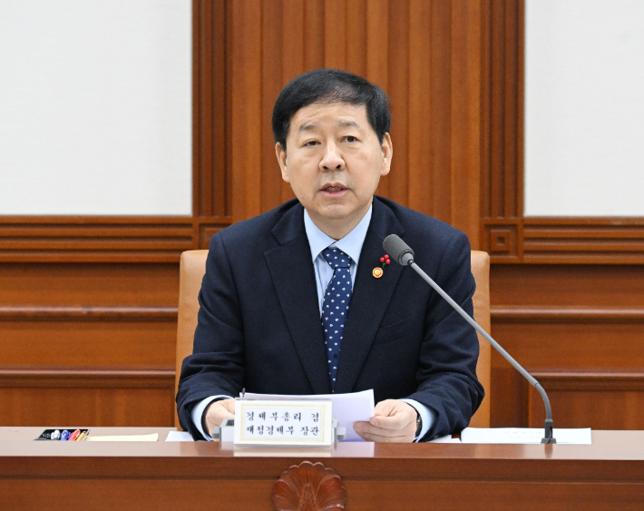 구윤철 부총리 겸 재정경제부장관. 재정경제부 제공