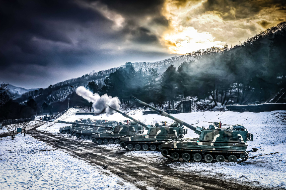 혹한기 훈련 모습. 2군단 제공