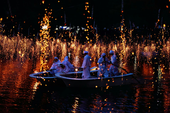 함안 낙화놀이. 경남도청 제공 