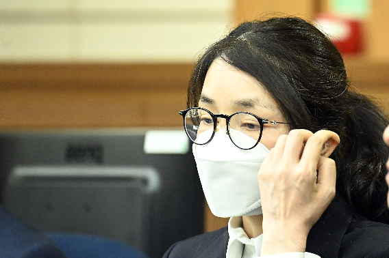 재판 출석한 김건희. 연합뉴스