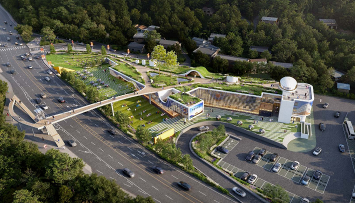 북케이션 관광스테이사업 조감도. 하동군청 제공