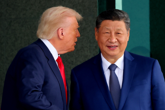 지난해 10월 30일 부산에서 만났던 도널드 트럼프 대통령과 시진핑 중국 국가주석. 연합뉴스