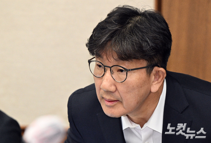 통일교 측에서 불법 정치자금을 수수한 혐의를 받는 권성동 국민의힘 의원. 류영주 기자