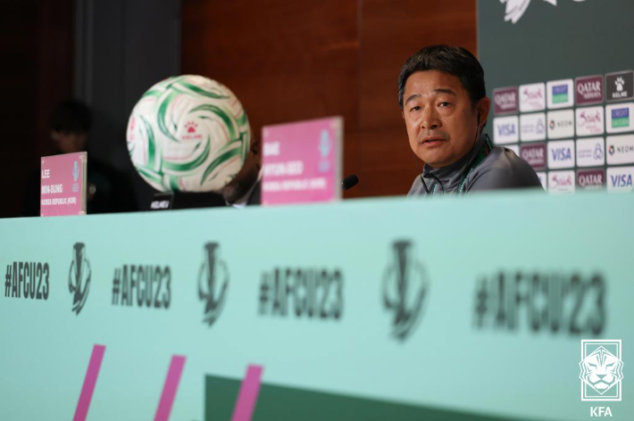 이민성 감독. 대한축구협회