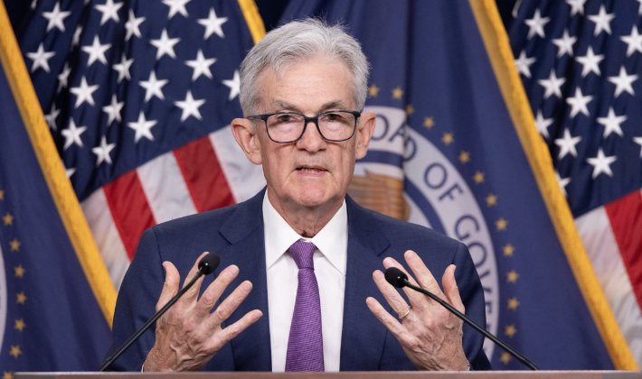 기자회견하는 제롬 파월 미국 연방준비제도 의장. 연합뉴스