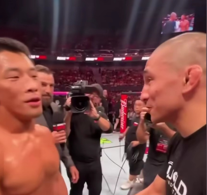 김상욱(사진 왼쪽)과 돔 마르 판. 김상욱 SNS 게시물 캡처