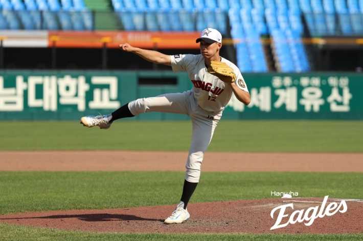 투수 양수호. 한화 이글스 제공