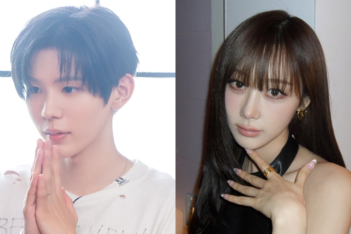 왼쪽부터 라이즈 쇼타로, 에스파 지젤. 각 공식 트위터