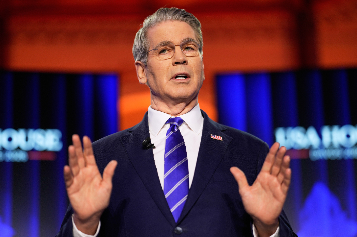 베선트 미 재무장관. 연합뉴스