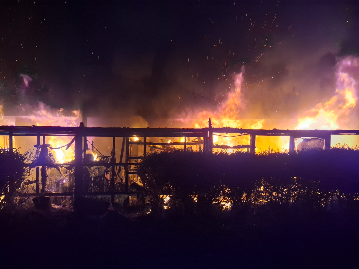 30일 오전 4시쯤 전남 화순군 백아면 한 주택에서 화재가 발생해 1시간 20여분 만에 꺼졌다. 전남소방본부 제공