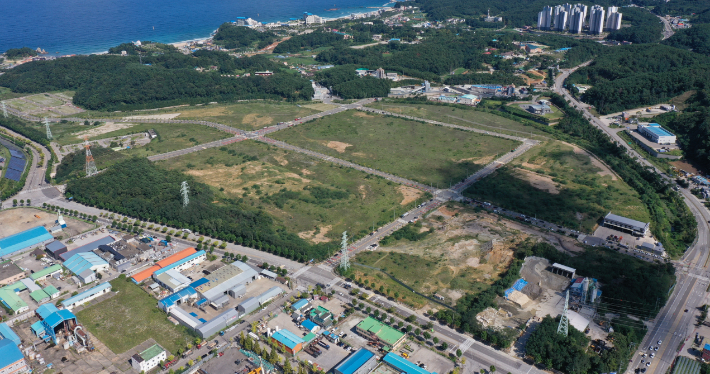 북평 제2일반산업단지 전경. 동해시 제공