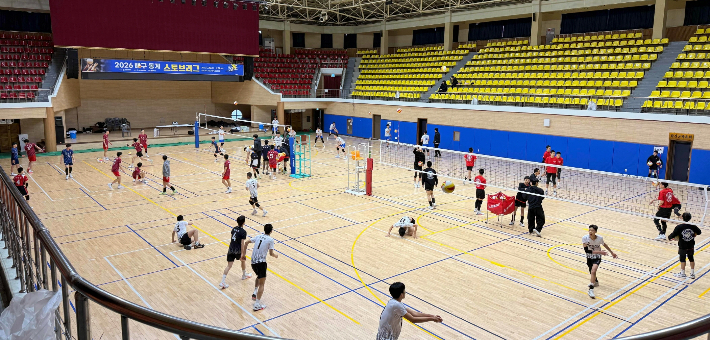 동계 전지훈련. 강진군 제공