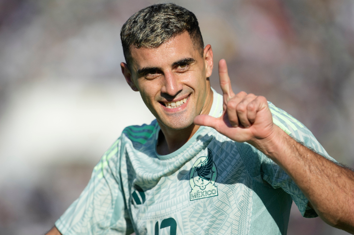 멕시코 축구대표팀 공격수 헤르만 베르테라메. 연합뉴스