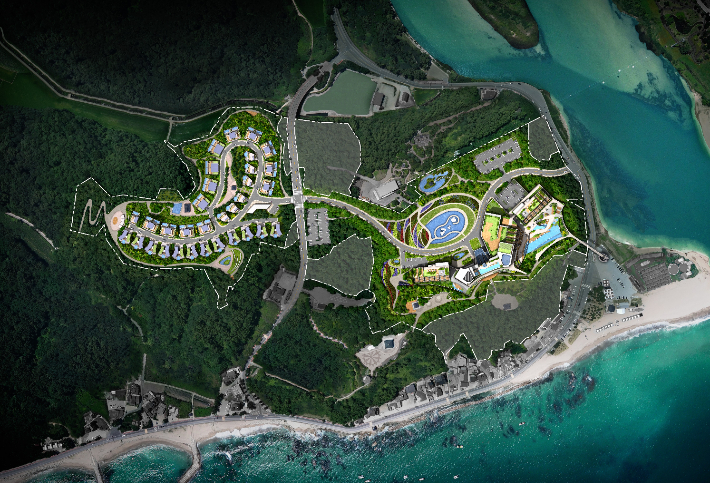 울진 오션리조트 조감도. 울진군 제공