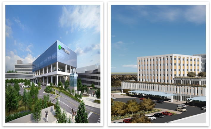 마산의료원 증축·거창적십자병원 신축 조감도. 경남도청 제공 