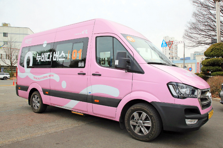 누비다 버스. 창원시 제공 