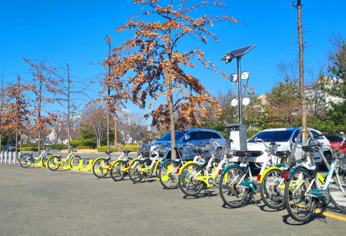 누비자 공영자전거. 창원시 제공 