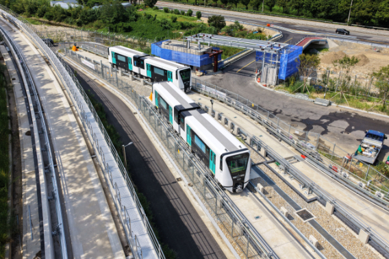 양산도시철도. 양산시 제공