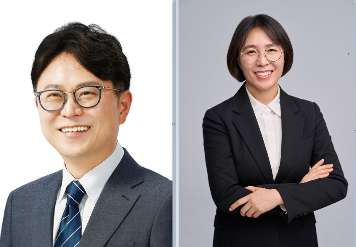 박수기 광주시의원과 이귀순 광주시의원. 광주광역시의회 제공