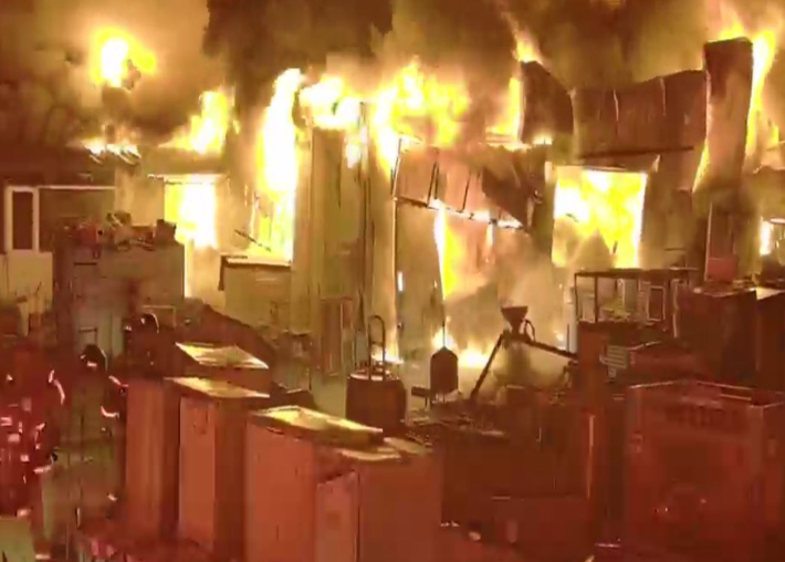 화재 현장. 전북소방본부 제공