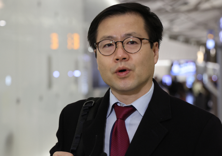 미국 측과 통상 현안 논의를 위해 미국을 방문한 여한구 통상교섭본부장. 연합뉴스