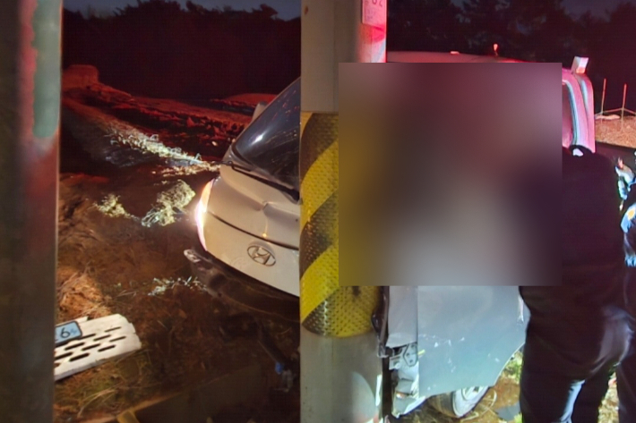 사고 모습. 충남 보령소방서 제공