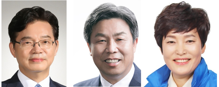 장성욱, 박병일, 강부송(왼쪽부터). 자료사진