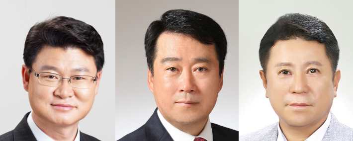 황이주, 김창수, 장종철(왼쪽부터). 자료사진